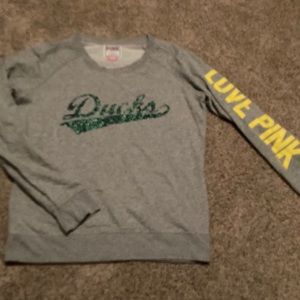 PINK by Victoria Secret “love pink” UofO sweatshirt M